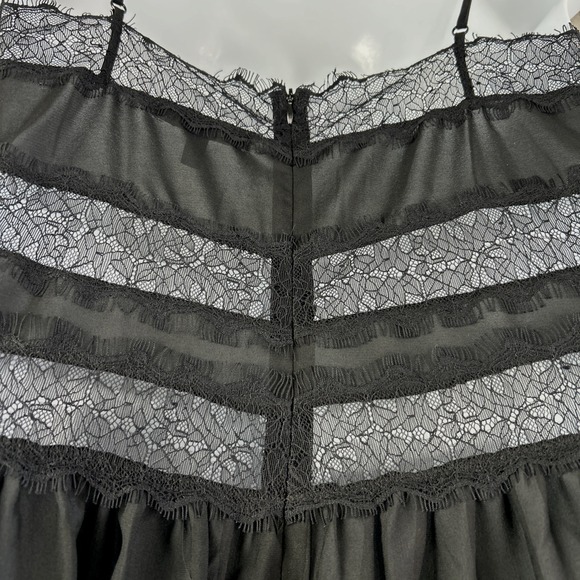 Blacklist by Lip Service XL 38" Black Slip Dress BabyDoll Whimsigoth Fairy VTG - Picture 15 of 16